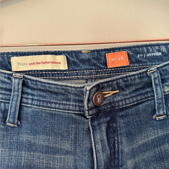 Pilcro & The Letterpress BOHO Denim Patchwork Denim Jeans Hyphen Size 26 - Picture 4 of 5